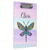 ステンドグラスカラフルトンボの翼 クリップボード (右)