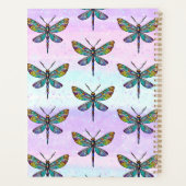 ステンドグラスカラフルトンボの翼 プランナー手帳 (裏面)