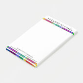 ステンドグラスカラフルホームステージビジネス ポストイット (アングル)