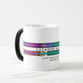 ステンドグラスカラフルホームステージビジネス モーフィングマグカップ (正面左)