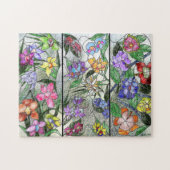 ステンドグラスガーデンパズル ジグソーパズル (横)