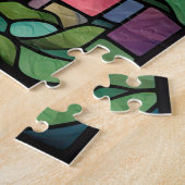 ステンドグラスキリン ジグソーパズル (側面)