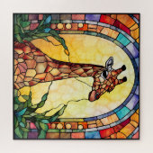 ステンドグラスキリン ジグソーパズル (横)