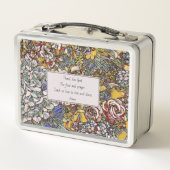 ステンドグラスクリスチャンキッズランチタイム祈りの言葉 メタルランチボックス (裏面)