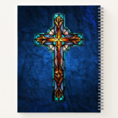 ステンドグラスクロス祈りの言葉ジャーナル ノートブック (裏面)