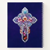 ステンドグラスクロス祈りの言葉ジャーナル ノートブック (裏面)