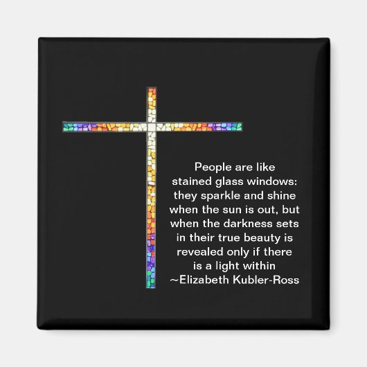 ステンドグラスクロス – マグネット (正面)