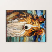 ステンドグラスコリーパズル ジグソーパズル (横)