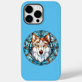 ステンドグラスシベリアのハスキー犬 Case-Mate iPhone 14 PRO MAXケース