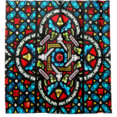 ステンドグラスシャワーカーテン シャワーカーテン (正面)