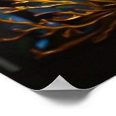 ステンドグラスシーホース ポスター (角)