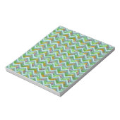 ステンドグラスジグザグ ノートパッド (回転)