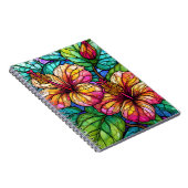 ステンドグラススタイルハイビスカス ノートブック (右側)