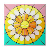 ステンドグラススタイルパターン タイル (正面)