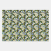 ステンドグラススタイルフローラ ラッピングペーパーシート (正面3)