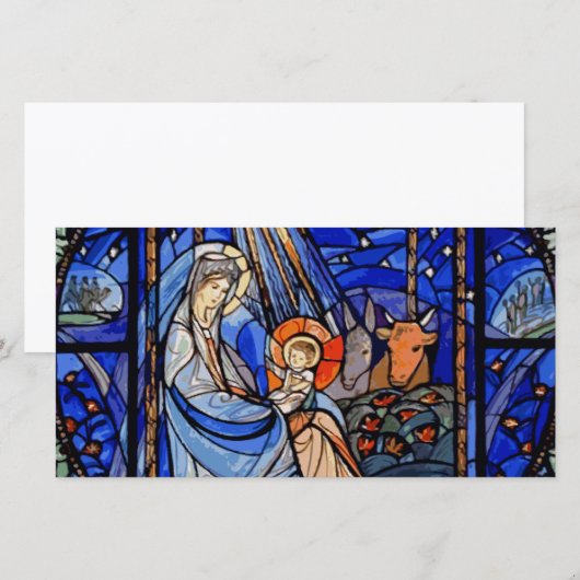 ステンドグラススタイル出生 (正面/裏面)