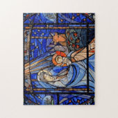 ステンドグラススタイル出生 ジグソーパズル (縦)
