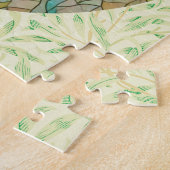 ステンドグラススタイル蝶パズル ジグソーパズル (側面)