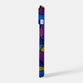 🕸️ステンドグラススパイダーウェブ水曜日のiPhoneケース iPhone 15ケース (左側面)