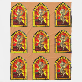 ステンドグラスゼニトール フリースブランケット