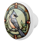 ステンドグラスタフタイトマウス セラミックノブ (右)