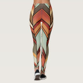 ステンドグラスダイヤモンドプリントレギンス レギンス (裏面)