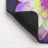 ステンドグラスダリアマウスパッド マウスパッド (コーナー)