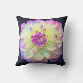 ステンドグラスダリア枕 クッション (裏面)