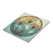 ステンドグラスダンデオンイラストレーション タイル (側面)