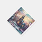 ステンドグラスチャーチ紙ナプキンス スタンダードカクテルナプキン (角)