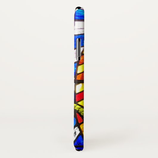 ステンドグラスデザインと宗教姿。 Case-Mate iPhoneケース (裏面/右)