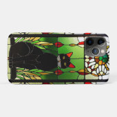 ステンドグラスデザインと猫 Case-Mate iPhoneケース (裏面(横))
