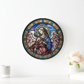 ステンドグラスデザイン時計 ラージ壁時計 (ホーム)