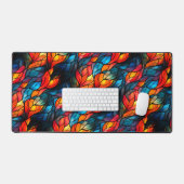 ステンドグラスデザイン デスクマット (キーボード&マウス)