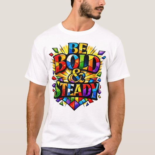 ステンドグラスデザイン Tシャツ (正面)