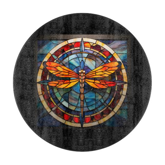 ステンドグラストンフライプランナー カッティングボード (正面)