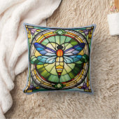 ステンドグラストンボ クッション (ブランケット)