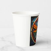 ステンドグラストンボ 紙コップ (右)