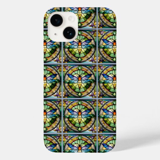 ステンドグラストンボ Case-Mate iPhoneケース (裏面)