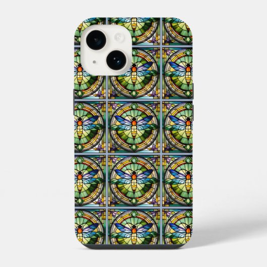 ステンドグラストンボ iPhoneケース (裏面)