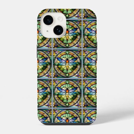 ステンドグラストンボ iPhoneケース (裏面)