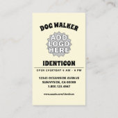 ステンドグラスドッグウォーカー 名刺 (裏面)