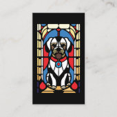 ステンドグラスドッグウォーカー 名刺 (正面)
