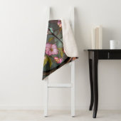 ステンドグラスハミングバードパターン春の花 シェルパブランケット (インサイチュ)