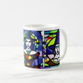 ステンドグラスハロウィーン魔女マグ コーヒーマグカップ (正面右)