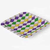 ステンドグラスハーレクイン ペーパープレート (傾斜あり)