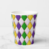 ステンドグラスハーレクイン 紙コップ (正面)
