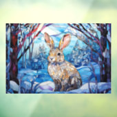 ステンドグラスバニー ウィンドウサイン (シート3)