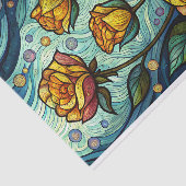 ステンドグラスバラの切り離し 薄葉紙 (詳細)