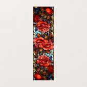 ステンドグラスバラ折りブックマークブックマーカー 名刺 (外部フラット)